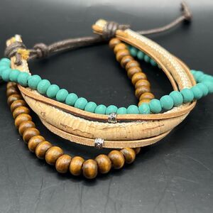 Paparazzi Bracelet Stack To Basics Blue Urban Boho Western Hippie Wristlet Slide